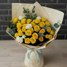 Букет цветов из:  Розы #REPLACE_PRED# Покровском Ставропольского края