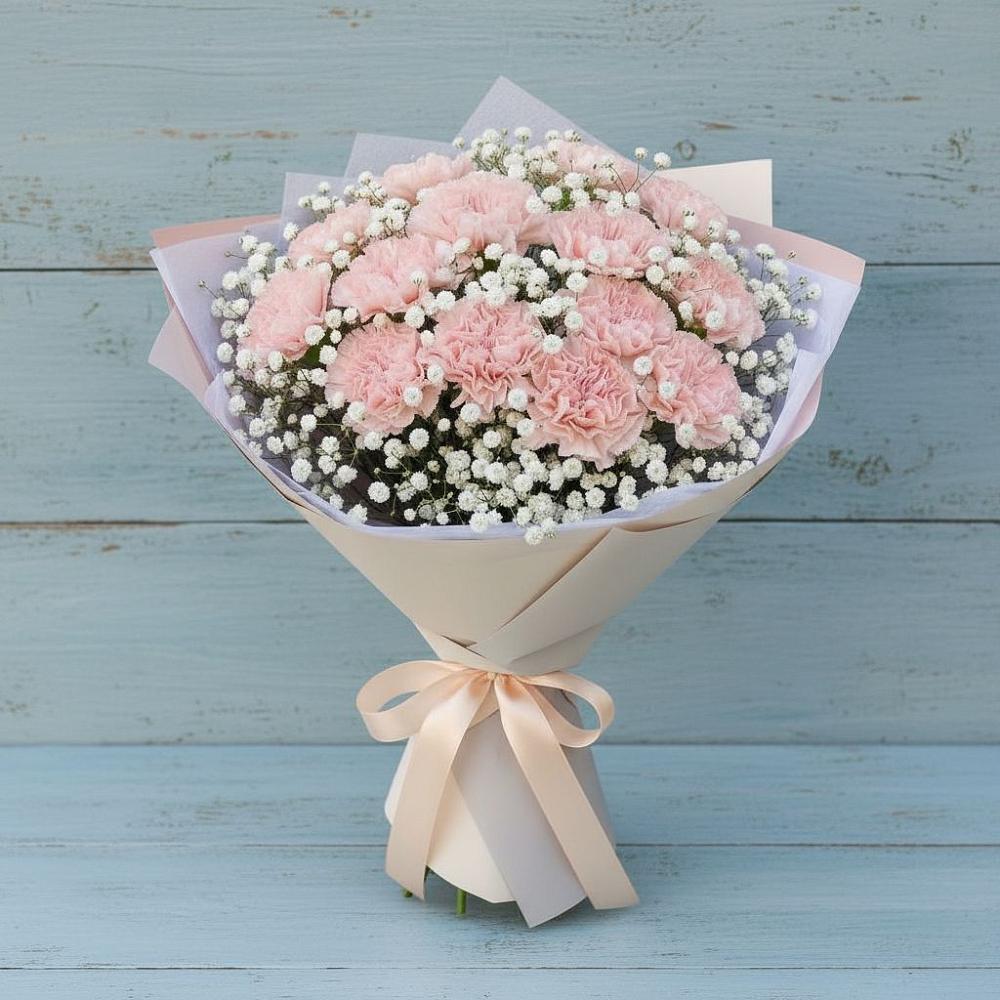 Букет цветов из: Гвоздики в Покровском Ставропольского края