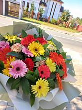 Букет цветов из:  Герберы #REPLACE_PRED# Покровском Ставропольского края